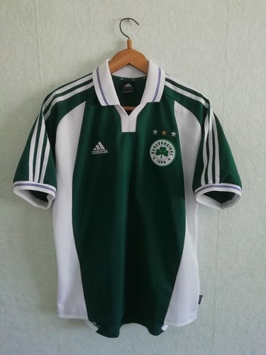 Panathinaikos Home 2002 2003 Adidas Shirt Jersey Camiseta Camisa L Maillot Rare