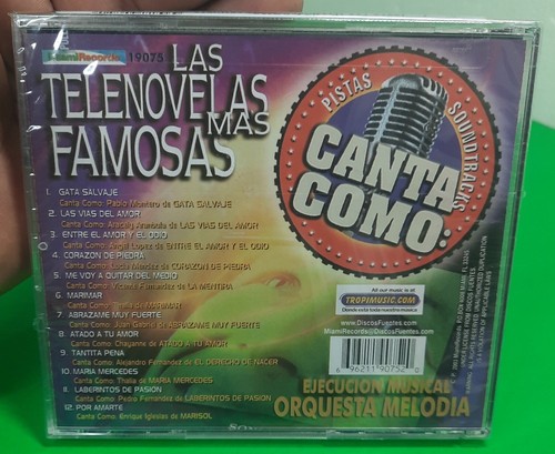 Canta Como Las Telenovelas Mas Famosas Karaoke NEW SEALED - Picture 3 of 3