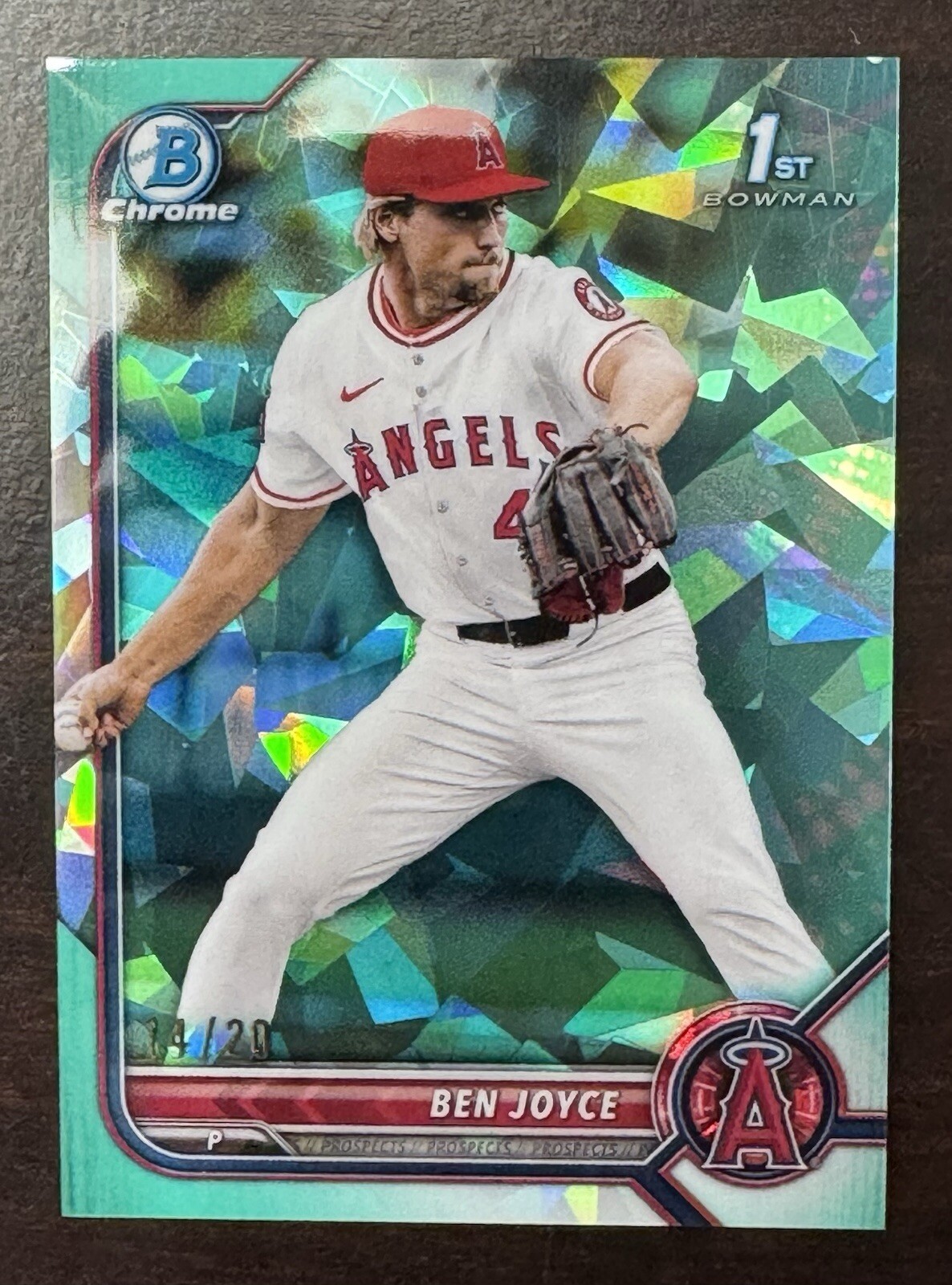 2022 Ben Joyce Bowman Draft Aqua Sapphire Edition #BDC-109 RC Angels #/20