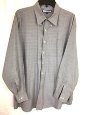 Tommy Hilfiger Ithaca Shirt Man Extra Large Long Sleeves Black District Pattern