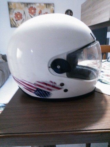 casco integrale moto vintage Anni 80 - Foto 3 di 6