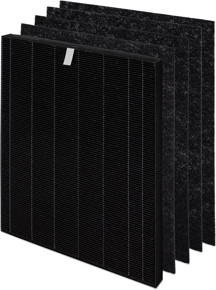Air Purifier Filter A + SmokeGuard: 99.99% Allergen Capture with Carbon Filters