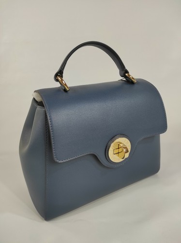 Emporio Armani borsa a mano blu tracolla media elegante sportiva bag  ecopelle | eBay