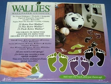 WALLIES 25 RETRO FEET # 12112 GREEN PURPLE BLACK