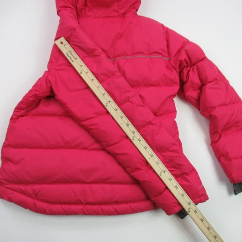 Columbia Coat Youth Large Long Sleeve Full Zip Girls Outdoors Hood Pink - Picture 11 of 12