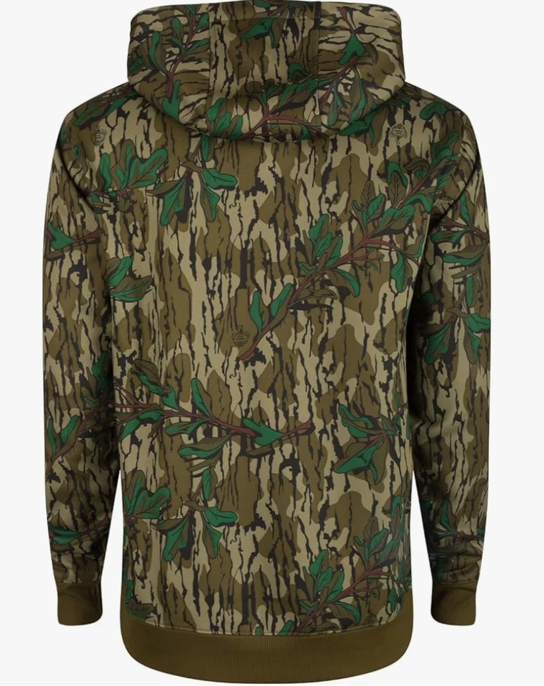 Drake Men's Ol' Tom Back Eddy Embossed Mossy Oak Greenleaf Hoodie Size XL NWT - Image 2 of 4