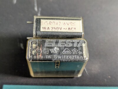 SGR042 6VDC || ELESTA | 6 VDC 16A 250V Relais || NEW & ORIGINAL  | 1 pc