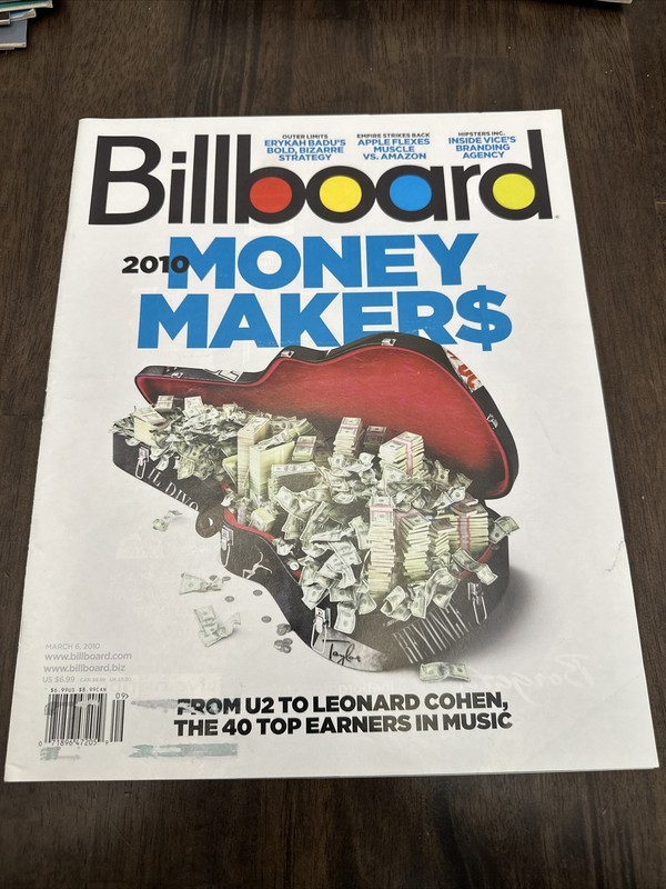 Billboard Magazine March 6 2010 2010's Top Money Makers Cover Story