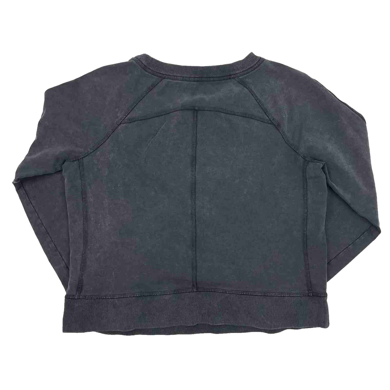 Lululemon Loop Back Crew Pullover Cropped Sweatsh… - image 2