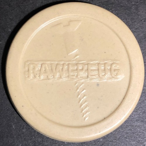 Seltener "Rawlplug" (1. Wandstecker der Welt) Werbung Poker Chip - Eisenstadt - Bild 3 von 4