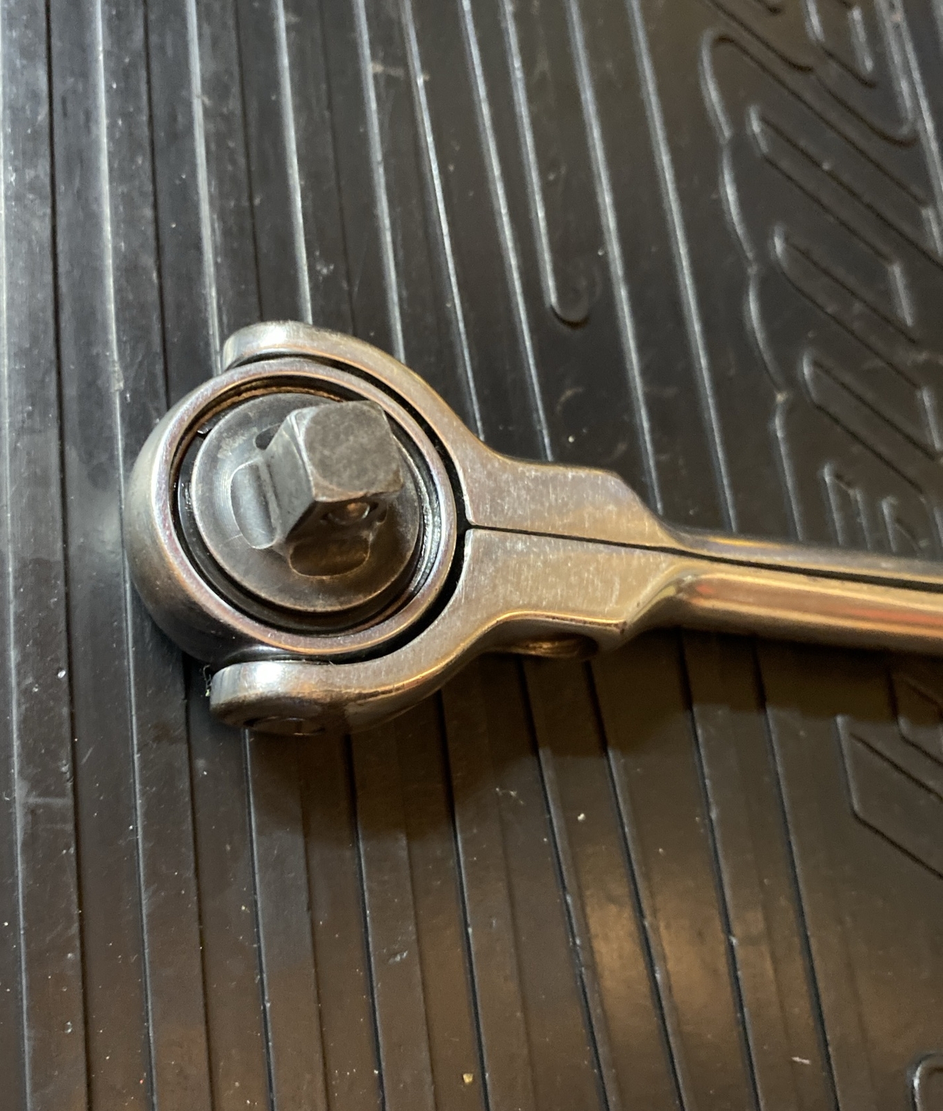 Snapon Drive Round Swivel Head Ratchet F748 Snap on Hand Tool for sale