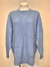 Aerie Women's Monaco Blue Ribbed Sweater, Medium