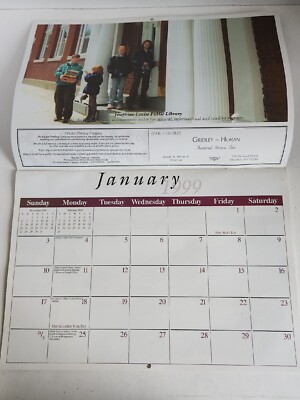 Walden New York NY 1999 Calendar Police Library Bradley Park