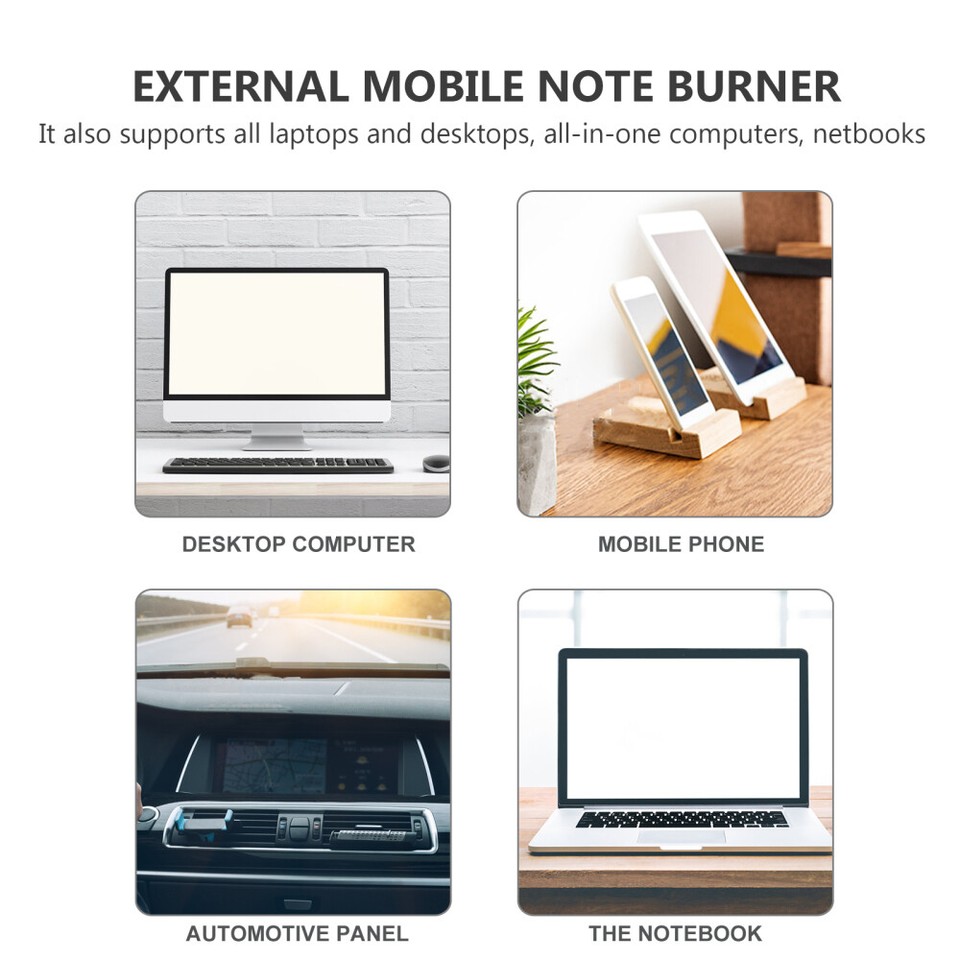 USBC External DVD Drive for Laptop Computer USB 3.0 Optical Disk