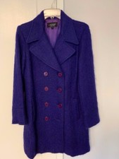 Laundry Shelli Segal Knee Length Coat. Wool. Lined. Purple. $60 Or Best Offer