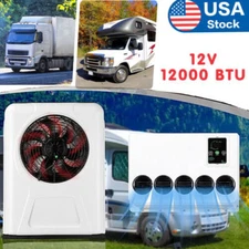 Truck Cab Air Conditioner 12000 BTU 12V Split AC Fits Semi Trucks Bus RV Caravan