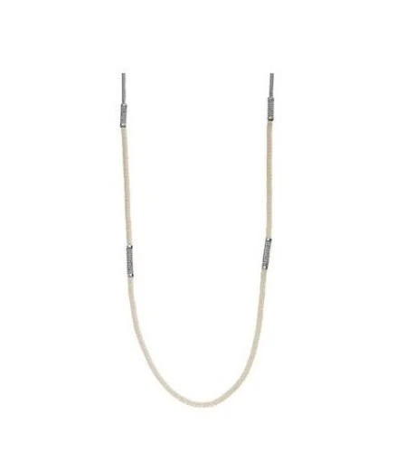 COLLANA PAVÈ SERPENTE MICHAEL KORS TONO ARGENTO LUNGA PERLINE CONCHIGLIA VONGOLE MKJ1713