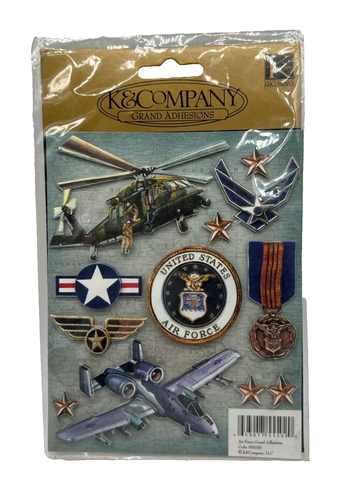 K & Company Multi-Color Scrapbooking Stickers