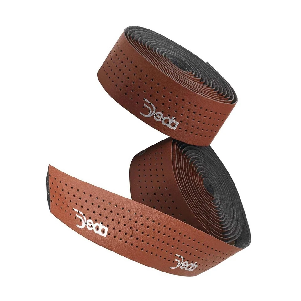 Deda Elementi Mistral Handlebar Tape Comfortable Leather Look Road Bike Brown - Image 2 of 4
