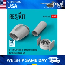 Reskit RSU48-0296 A-7D "Corsair II" exhaust nozzle for Hobby Boss kit 1/48
