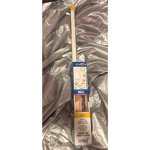 Johnson Hardware 1700 Series 30 in Track 2-Panel White Bi-Fold door Hardware Set - 第 1/7 張圖片