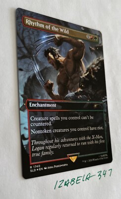 MTG Rhythm of the Wild RAINBOW FOIL Secret Lair x MARVEL #1740 NM