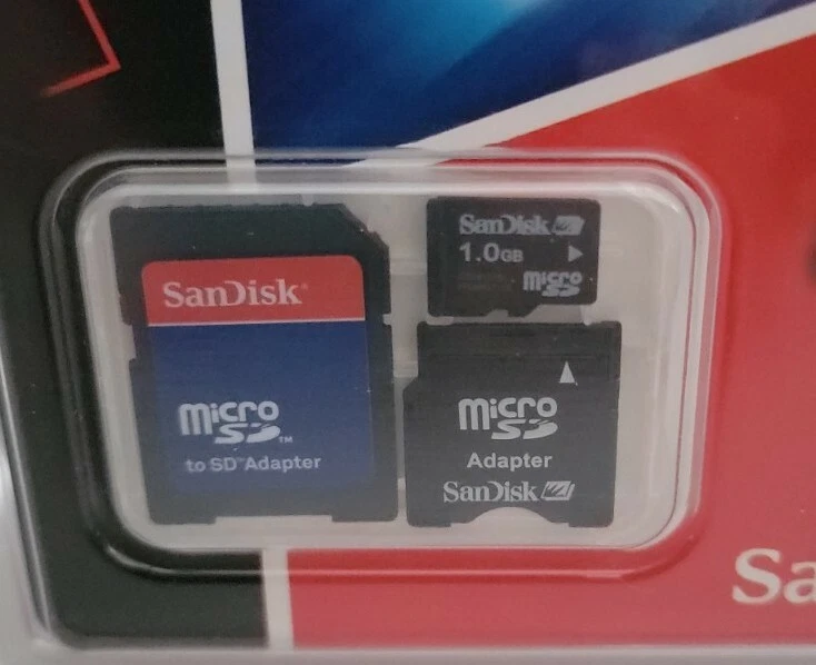 Sandisk 1 GB Memory Card With Adapters 3 in 1 - Music, Photos & Video. - Image 3 of 3
