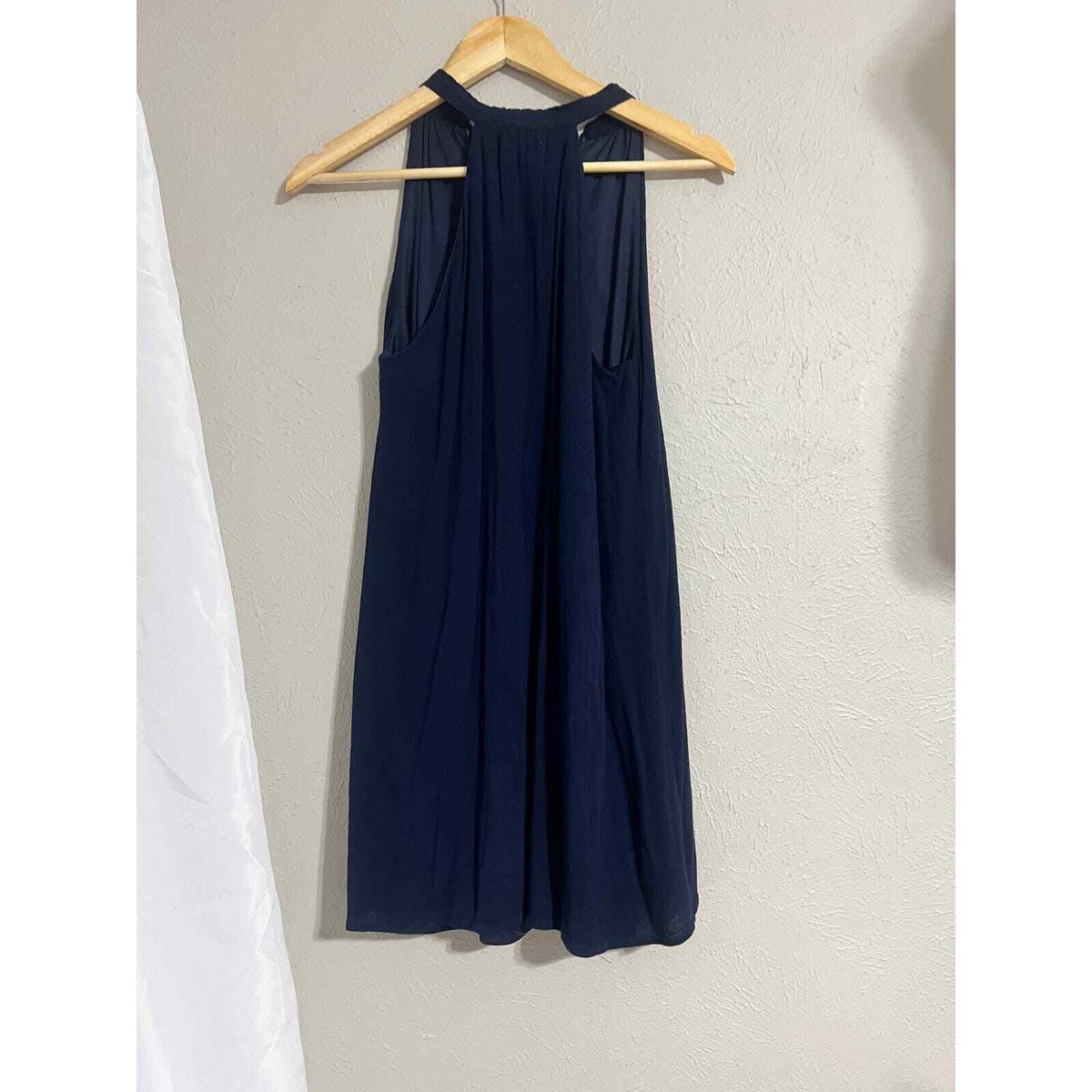 THML Roonie Embroidered Navy Dress Small | eBay