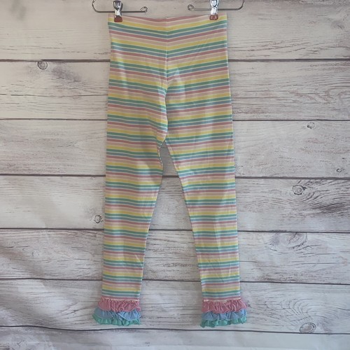 Matilda Jane Girls Leggings Pants 14 Dream Chasers Hello Again Rainbow Ruffles - Picture 5 of 10