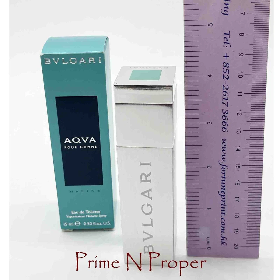 Spray EDT para hombres Bvlgari Aqua Pour Homme Marine 0,50 oz / 15 ml Foto 2 de 4