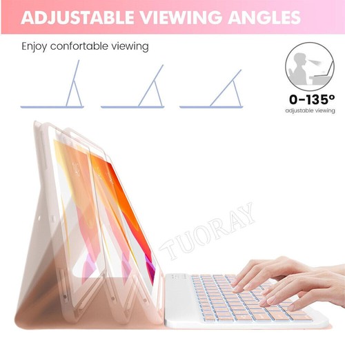 Backlit Keyboard Case Cover For iPad 11th 10th 9th 8th 7th Gen Air 4 5 6 Pro 11 - Picture 18 of 44