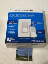 Lutron Diva Smart 150W LED Dimmer Switch - White (DVRF-PKG1D-WH-R)