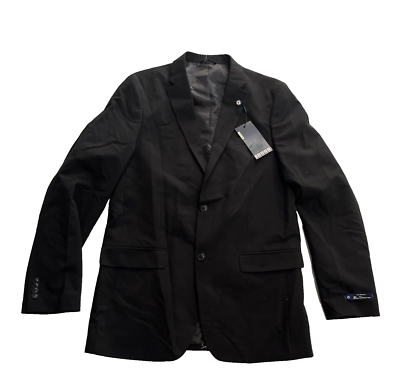 Ben Sherman men's Burge Modern Fit Black Suit Jacket - size 40L