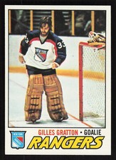 1977-78 Topps #207 Gilles Gratton Card TCCCX