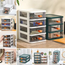 Plastic Storage Drawers Draw Tower Unit Office Desktop Tabletop Home School Tidy