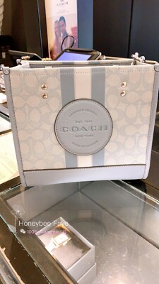 NWT Coach Dempsey Tote 22 In Signature Jacquard c8417/C5637/CJ576
