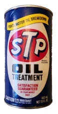 STP Oil Treatment Add to Oil Metal Pull Top Can 1982 Vintage New Sealed