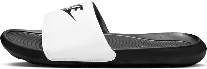 Size 10 - Nike Men Victoria One Slide Black White CN9675 005
