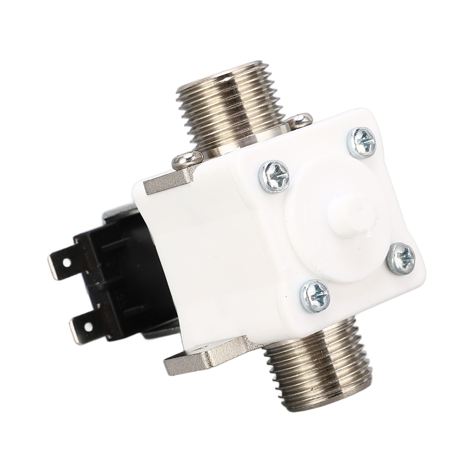 New Electric Solenoid Valve 1/2in Thread PC Brass Water Inlet Solenoid Valve