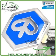 SCUDETTO PIAGGIO STEMMA LOGO NASELLO ESAGONALE AD INCASTRO PER SCOOTER ORIGINALE