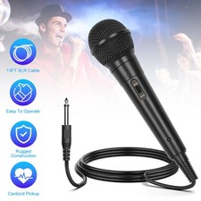 Wired Microphone Portable Cardioid Dynamic Vocal Mic Live Performance Microphone