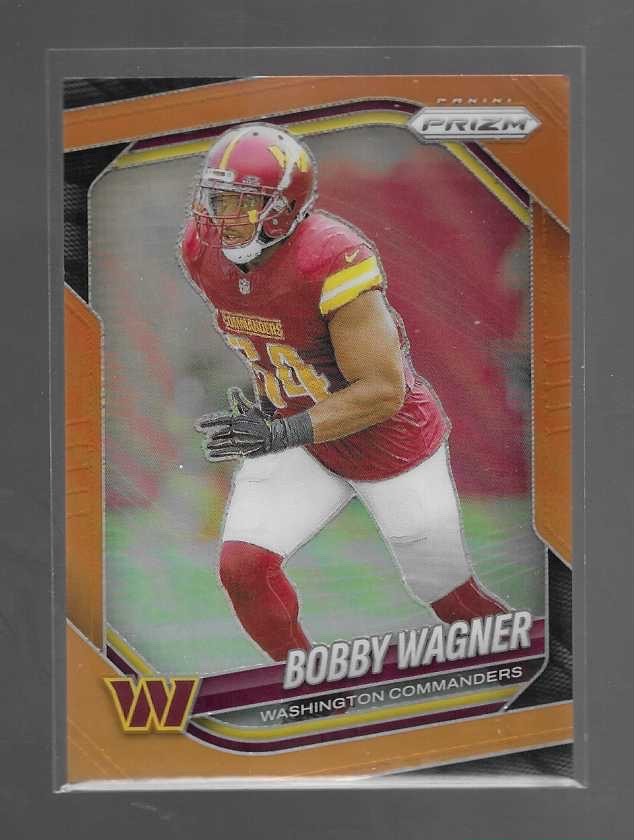 BOBBY WAGNER 2025 PANINI PRIZM ORANGE PRIZMS  CARD #261   /249