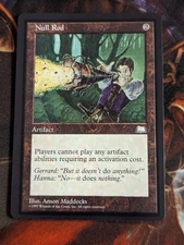 MTG Sticker CEDH EDH Null Rod Weatherlight