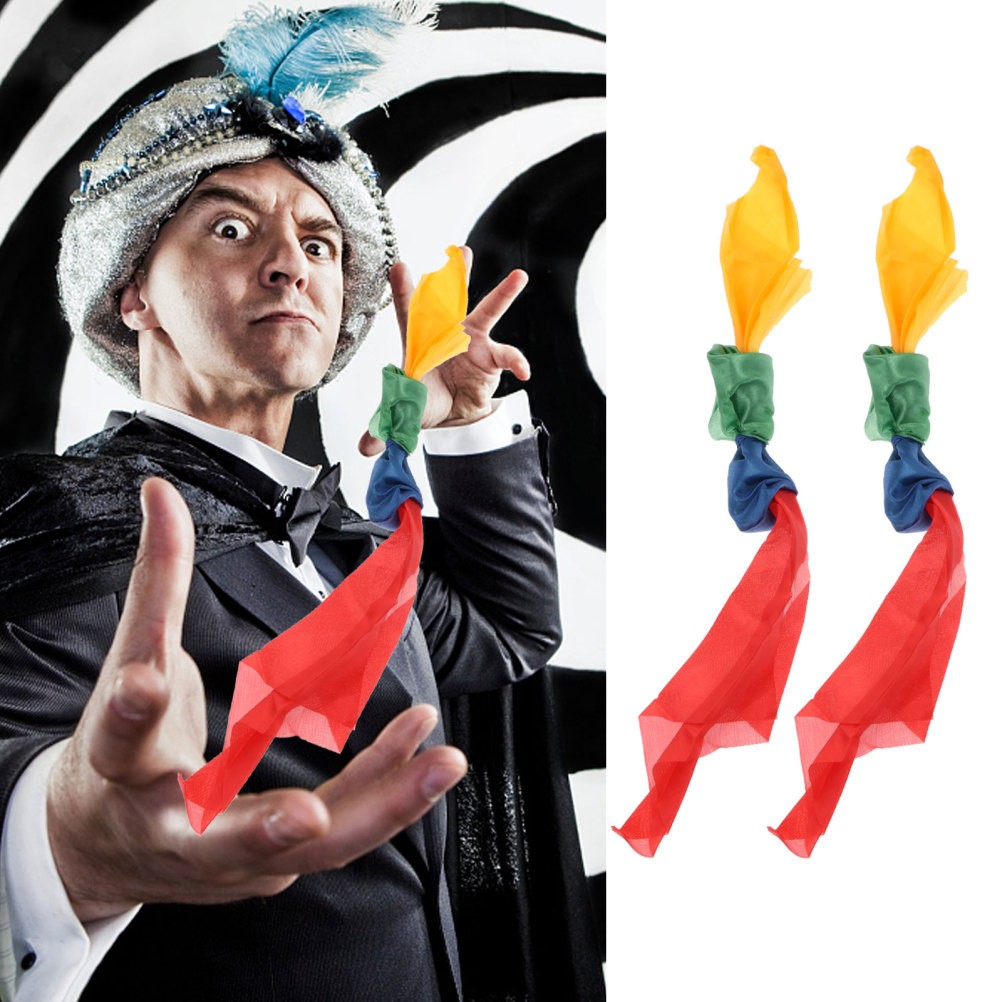 4 PCS Foulard Echarpe Foulards Colorés Accessoires Vestimentaires