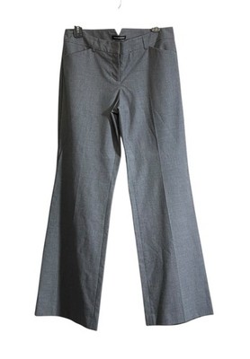 Express Design Studio Editor Pants Gray Bootcut Y2K Career Office Trousers 8