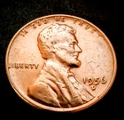 1956-D  Lincoln Wheat Cent  VINTAGE Coin  Good Condition  FREE SHIPPING
