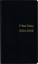 Hakubunkan 2026 Three-Year Planner, Black, No. 60 Starts January 2026 