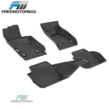 For 22-25 BMW G42 G87 M2 Floor Mats TPE Carpets 3D All Weather Front Rear Liner