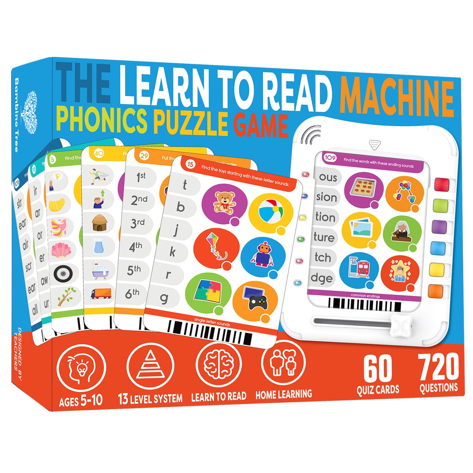 My Game Lettering Phonics Machine Learning Pad - Electronic Reading Game for Kids Age 5 ...