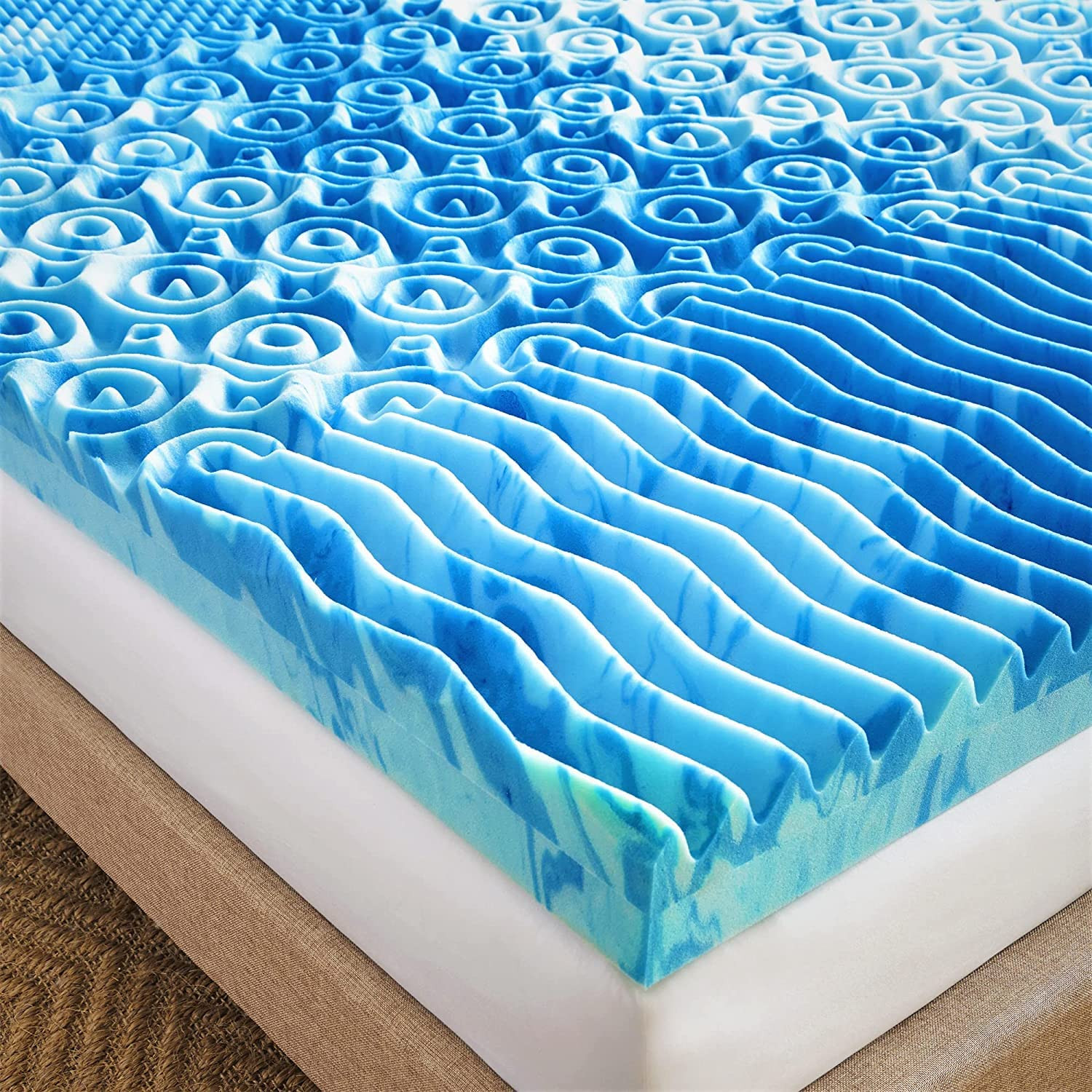 Thomasville GelLux Cooling Foam Mattress Topper, 3